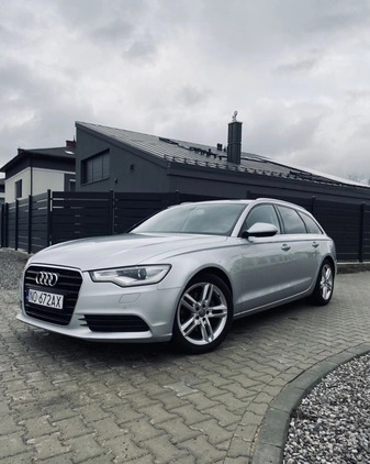 Audi A6 cena 56950 przebieg: 240000, rok produkcji 2013 z Warszawa małe 704